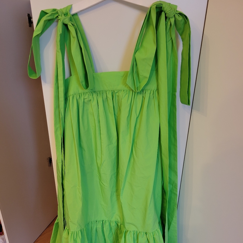 Christopher John Rogers Strap Tie Babydoll Dress - Picture 5 of 9